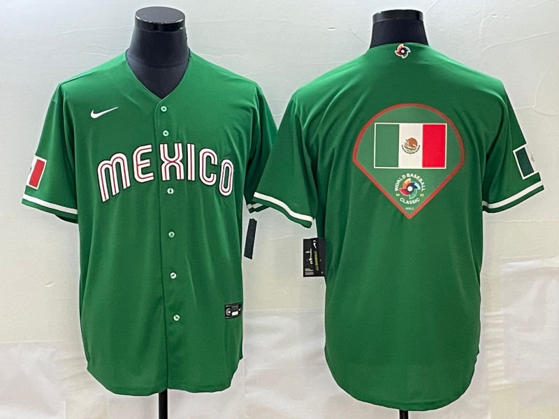 Men 2025 MLB world cup Mexico green Nike jersey->seattle mariners->MLB Jersey